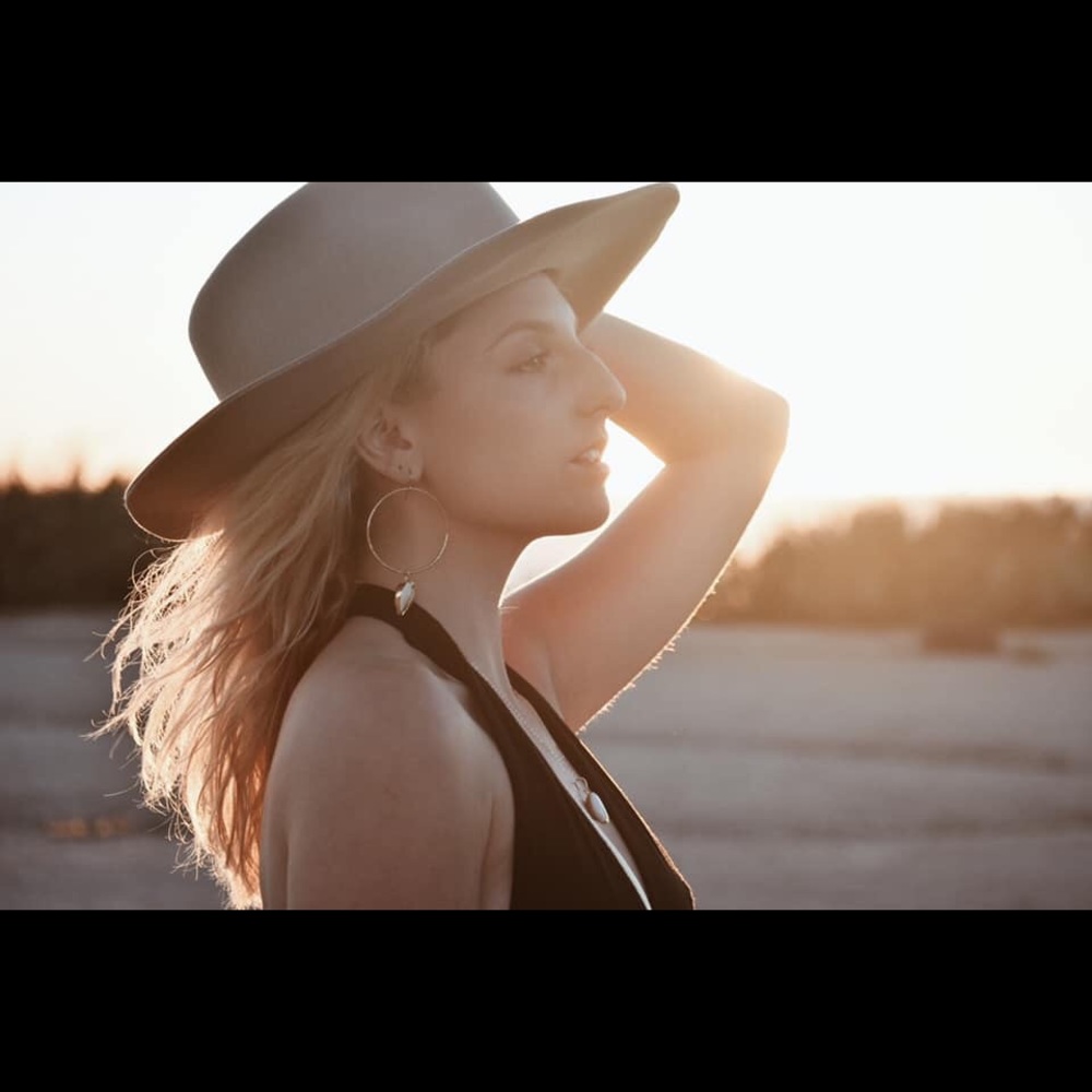 Women’s Brixton wide brim hat.